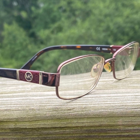 Michael Kors Glasses frames MK338 brown red MK logo - Picture 8 of 11